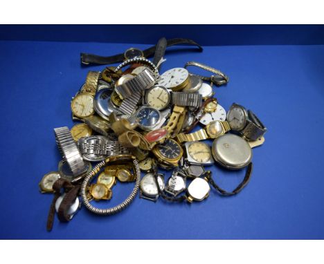 A quantity of watches and watch movements.   Condition Report:  Example of makers - Smiths Empire:  Invective:  Mentor:  Time