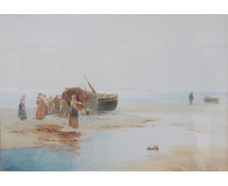 R DOUGLAS  "Early Morning" Watercolour Signed and inscribed 9.25" x 13.5"