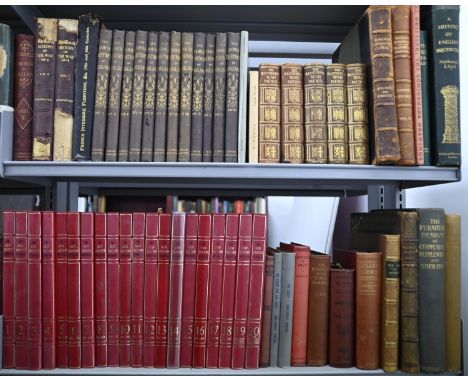 Books. 4 shelves of miscellaneous books and decorative bindings, early 20th c and later,&nbsp;including Lloyd (Nathaniel), A 