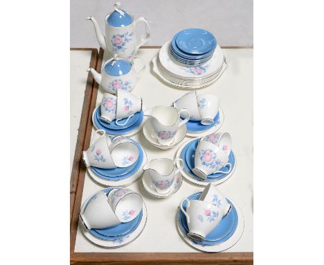 A Royal Albert Sorrento pattern tea service, printed mark  Good condition and first quality. Please note not every piece has 