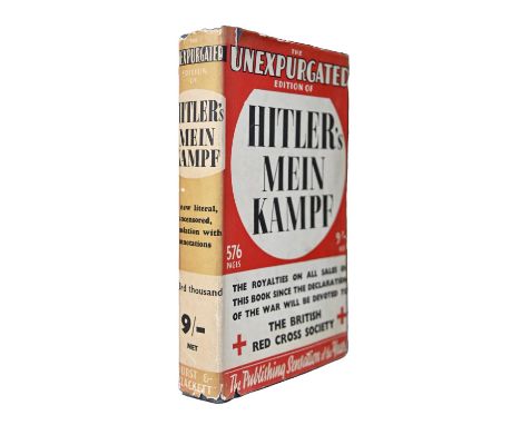 Hitler (Adolf), Mein Kampf, first English unexpurgated edition, eighth impression thus, London: Hurst and Blackett, Ltd., Dec