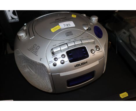 A Bush compact disc stereo cassette recorder