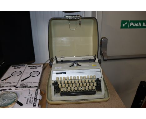 An Adler typewriter 