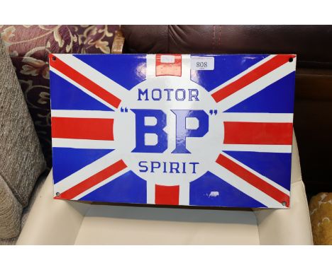 A reproduction enamel BP advertising sign 