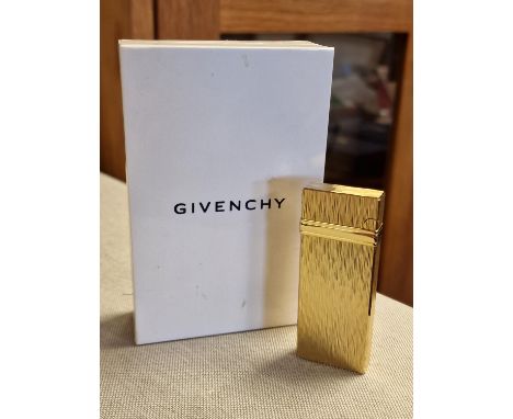 Boxed Givenchy 2400 Gold-Plated Lighter