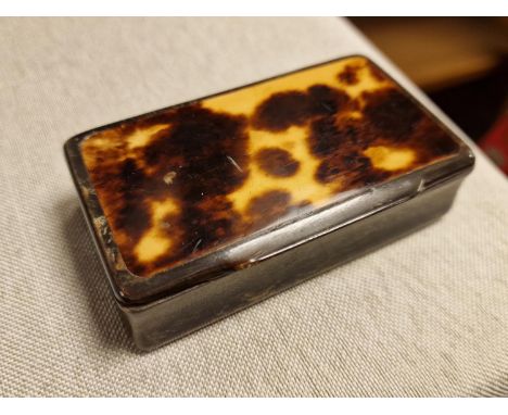 Vintage Tortoiseshell Trinket Box