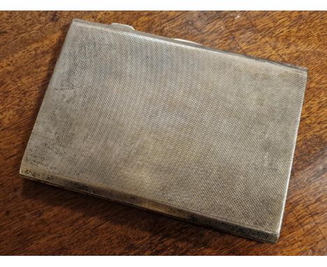 Silver Hallmarked 1950's Birmingham Cigarette case - 189g