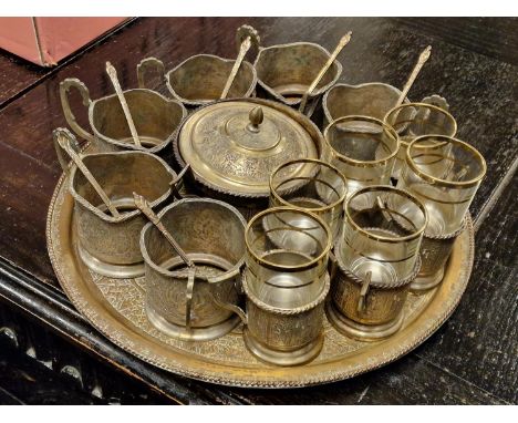 Iranian (Persian) Iran Silver Tea and Coffee Service