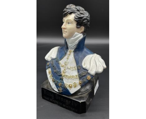 Vintage King George IV Old Scotch Whisky Advertising bust. [22cm high] 