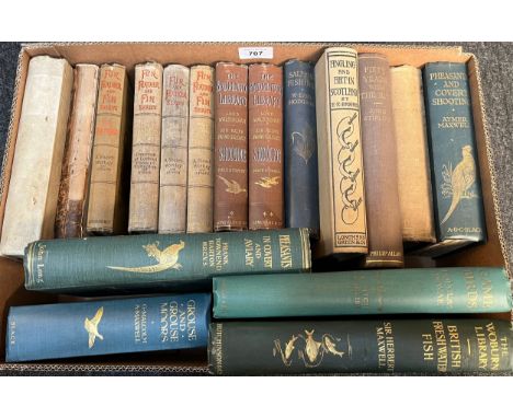 A Quantity of Sporting, Fishing and Hunting books; A Lot of Fur and Feather/ Fin series books, The Badminton Library- Lord Wa
