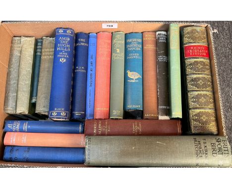 A Quantity of Sporting, Fishing and hunting books; Volume 1-2 Field Notes &amp; Tour in Sutherland- St. John. The Practical A