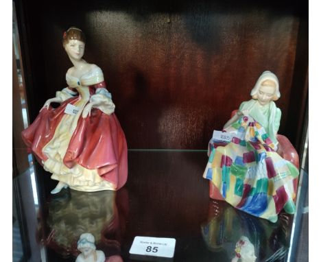 Royal Doulton figure patch work quilt hn1984 together with Royal Doulton figure southern belle Hn 2229 