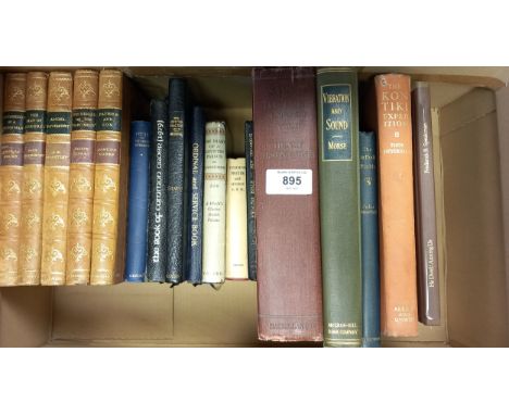 A Collection of Books to include first editions, titles to include: A Series of five leather bound books published by William