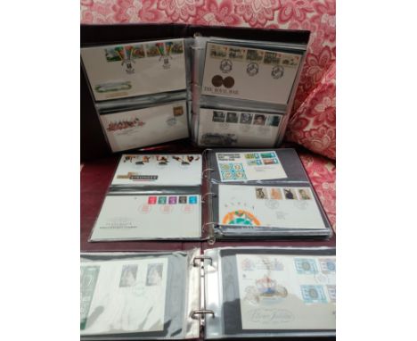 5 albums of first day covers 