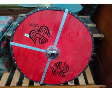 Large Vintage Viking style shield 