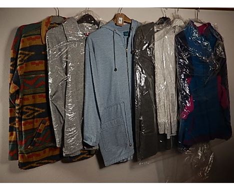 6 vintage tops/fleece tops to include - Dash, Easy Jeans and Trader 