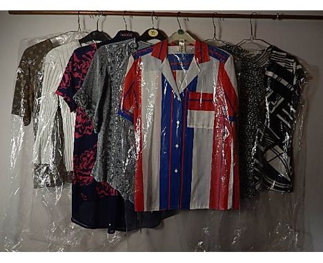 7 Tops to include Vintage 1980s - Polly Peck blouse and Marks and Spencer 