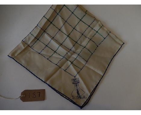 A Vintage Burberrys' of London pure silk scarf 79cm x 79cm approx.. 