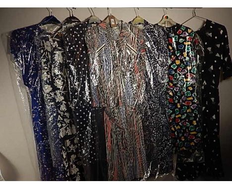 7 Dresses/ Skirt and blouse sets - Most Vintage 1980/90's sizes 12 - 16 to include St Michael, BHS and Lima 