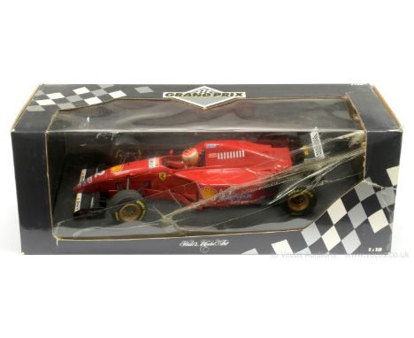 Minichamps (1/18th scale) Ferrari "Eddie Irvine" - red, racing number 2 - Mint in a Fair (sellotape repaired) window box.