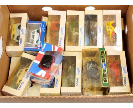 Corgi Classics a group of Buses to include 97203 Guy Arab "London Transport"; 97171 Burlingham Seagull "Neath &amp; Cardiff" 