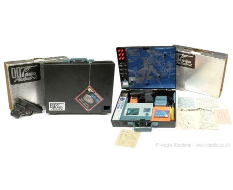 Nomura Japanese made ‑ "James Bond" ‑ Attache Style Set ‑ includes plastic case with gun, dart, computer panel plus various o