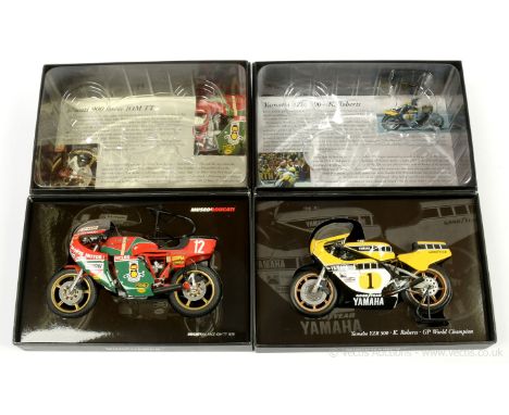 Minichamps (1/12th scale) Ducati 900 "IOM TT 1978" and Yamaha YZR500 "K Roberts" World Champion 1979 - conditions are general