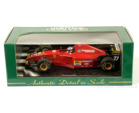 Heritage Racing (1/18th scale) Ferrari F1 "J Alesi" - red, racing number 27 - Near Mint in an Excellent window box.