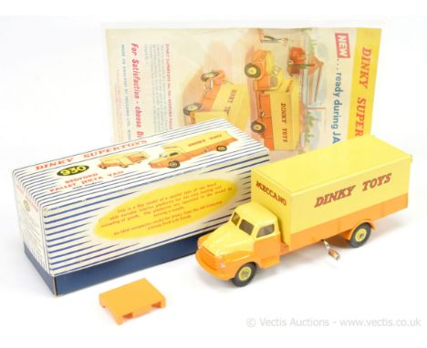 Dinky 930 Bedford Pallet "Dinky Toys" Jekta Van - finished in two-tone yellow, Supertoy hubs with treaded tyres with 3 x dark