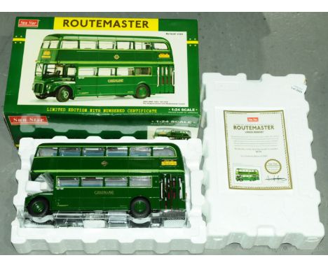 Sun Star (1/24th scale) London Transport Routemaster Bus "Greenline" - finished in dark green with light green side trim and 