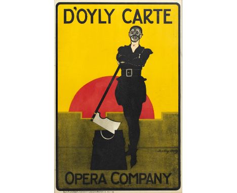 Dudley Hardy for Gilbert and Sullivan/D'Oyly Carte  Advertisement poster for the production of Yeomen of the Guard, c1930s li