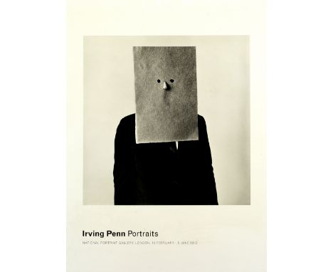 After Irving Penn (British, 1917-2009)  Exhibition poster, National Portrait Gallery, 2010 framed and glazed, 81cm x 62cm