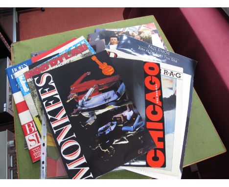 Tour Programmes, twenty one for artists including, Be Bop Deluxe, Hue and Cry, Bruce Springsteen, Bob Dylan, Tina Turner, Sti