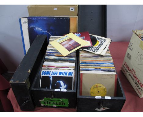 7" Singles in Two Boxes and Eleven LPs, featuring artists from the 60's, 70's and 80's, such as Dire Straits, Sade, Bay City 