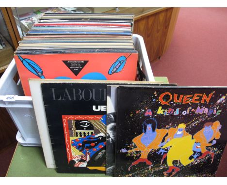 A Collection of Over Sixty LPs, to include albums from Queen, Aha, Marc Bolan, UB40, Bryan Ferry, Beatles, Alison Moyet, Flee