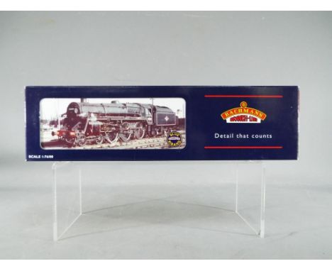 Bachmann Branch Line - an OO gauge standard class 5MT 4-6-0 locomotive and tender, BR black, op no 73158, #32-501, appears mi