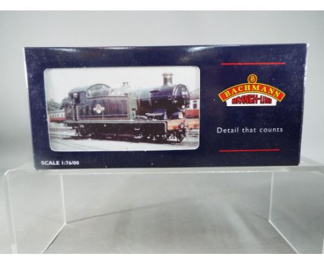 Bachmann Branch Line - an OO gauge class 56XX tank locomotive, BR black, op no 6604, # 32-079M, appears mint in box