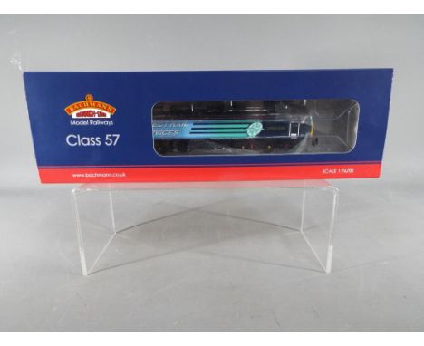 Bachmann Branch Line - an OO gauge 21 DCC, class 57/3 electric locomotive op no 57309 Pride of Crewe , DRS compass blue # 32-