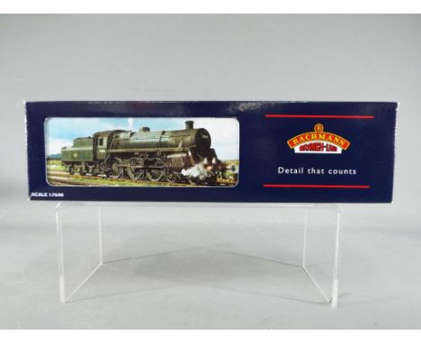 Bachmann Branch Line - an OO gauge standard class 4MT 4-6-0 locomotive and tender, BR green, op no 75078, # 31-105A, appears 