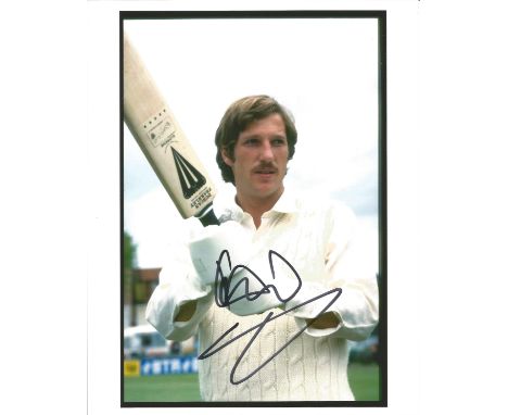 Cricket Ian Botham signed 10x8 colour photo. Ian Terence Botham, Baron Botham, Kt, OBE , born 24 November 1955, is an English