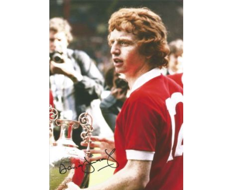 Football David Fairclough signed 12x8 colour photo pictured during his playing days with Liverpool. David Fairclough , born L