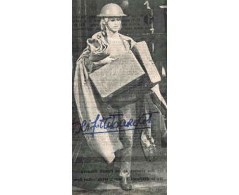 Brigitte Bardot Actress Signed Vintage Cut Picture. Good condition. All autographs come with a Certificate of Authenticity. W