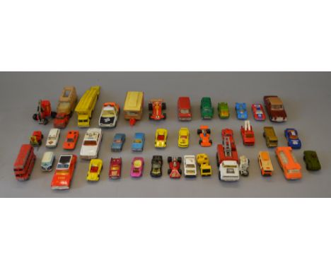 Quantity of playworn diecast, including Dinky, Corgi & Matchbox.