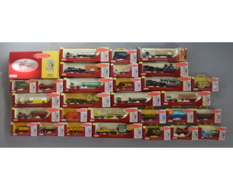 Thirty boxed Corgi Trackside model vehicles, including a  British Railways two model set. All appear VG in generally VG boxes