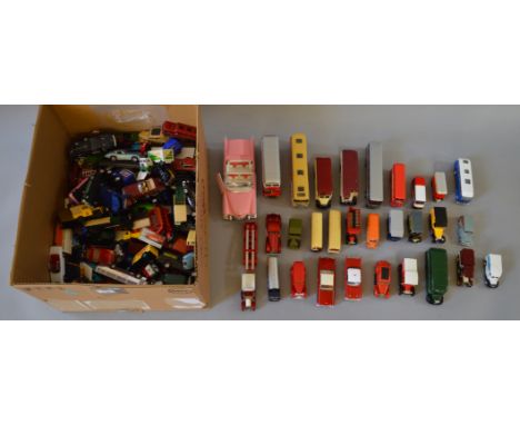 A good quantity of unboxed diecast models in various scales by Corgi, Matchbox, Lledo and others. Condition of models vary, w
