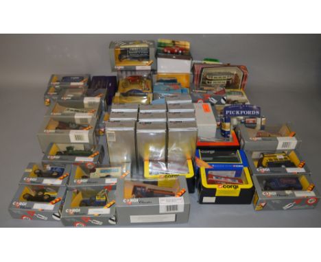 A good quantity of diecast models by Corgi, mainly boxed, including Corgi Classics, Golden Oldies etc. together with ten 'Col