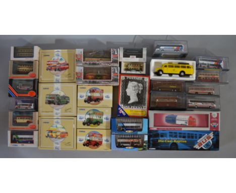 A good quantity of boxed Public Transport  diecast models by Corgi,Original Omnibus  Creative Master Northcord, NZG, Lledo et