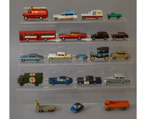 Twenty unboxed diecast models by Dinky, Corgi, Matchbox and Lone Star, most appear G with repainting to some. (20)