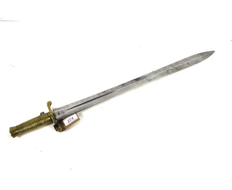 A Brunswick rifle bayonet (no scabbard)