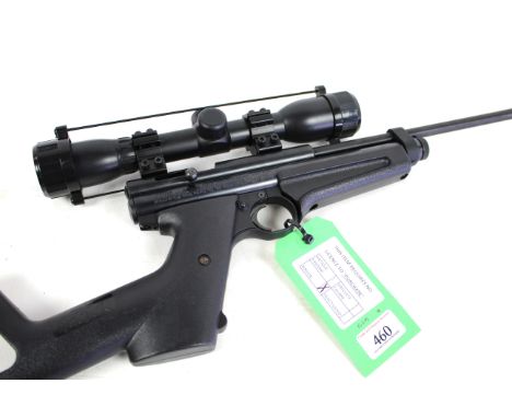A Crosman 2250XL Co2 bolt action carbine .22 Cal. with a 4 x 32 scope, in as new conditionNB. As a post 1939 air weapon the r